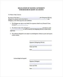 Authority message