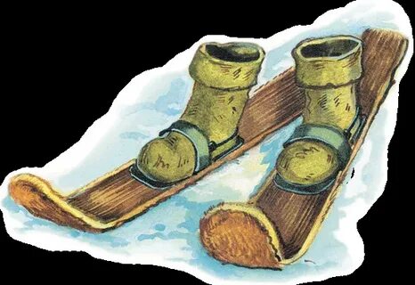 Лыжи на валенки детские