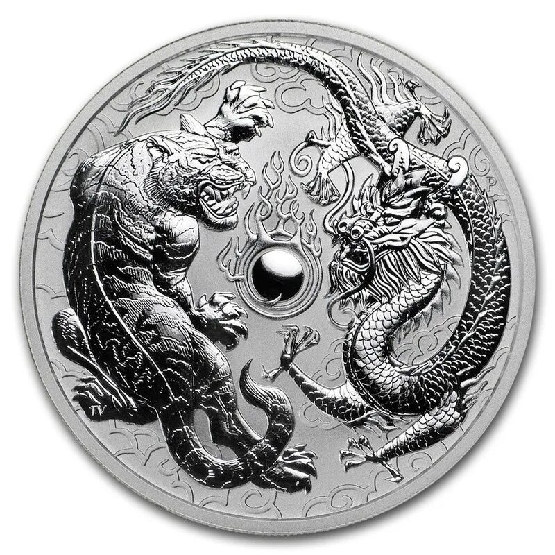 Монета года дракона. Монета Dragon Инь Янь китайская. Монета Инь Янь дракон. Монета Австралия дракон и Феникс. Золотая монета тигр и дракон 2019.