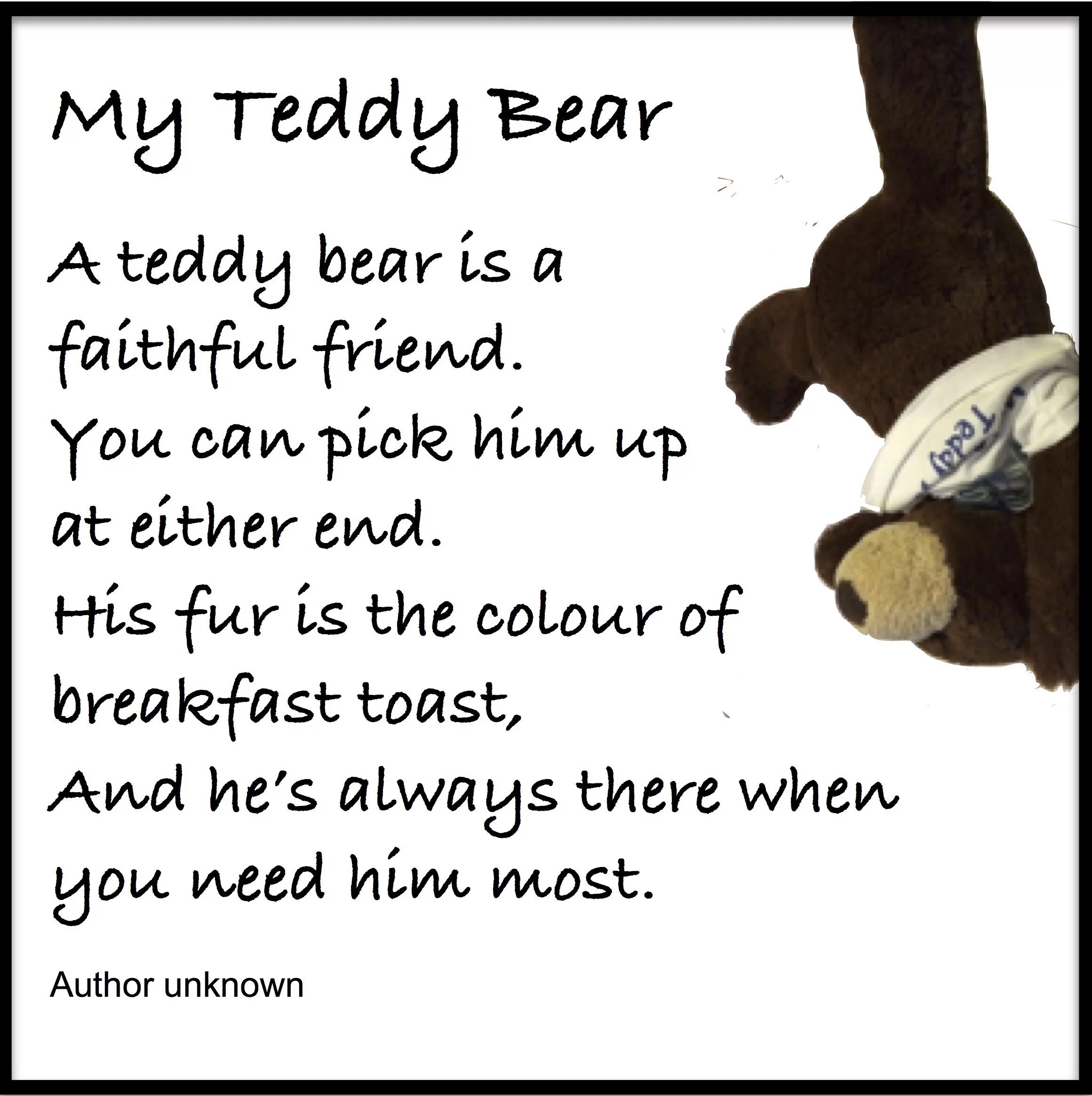 Teddy Bear poem. Стихотворение Teddy Bear. My Teddy Bear стих. Teddy Bear стих на английском.