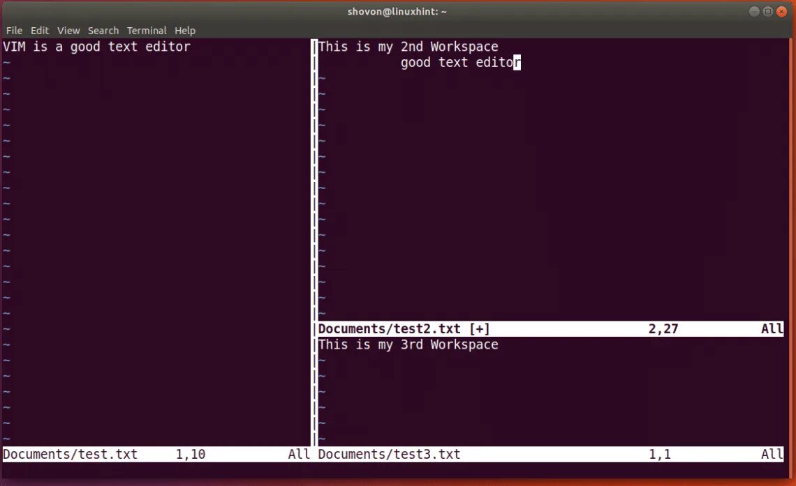 Выход из vim