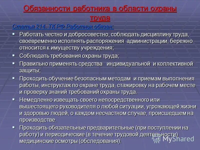 Ответственность работников образовательных организаций