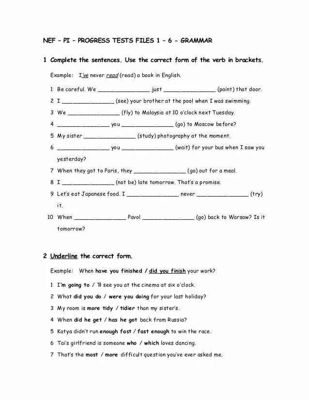 Progress test files. Progress Test Unit 6. Progress Test a on Unit 6 Grammar. Prepare 3 progress Tests.