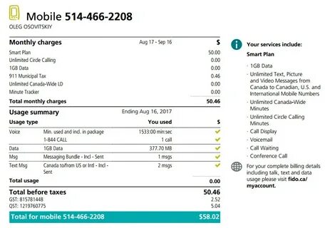 Complete bill