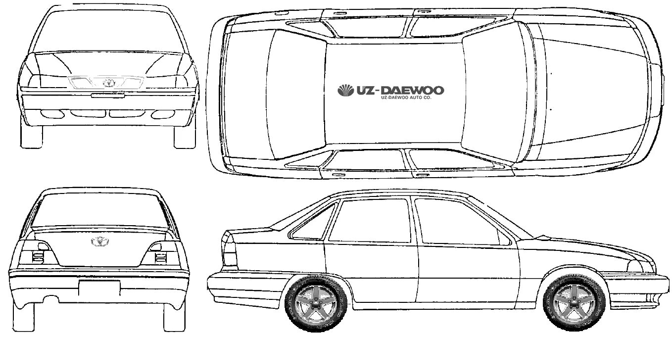 Нексия n100 размеры. Daewoo nexia чертеж. blueprint дэу нексия. daewoo nexia габариты. нексия 1 чертеж.