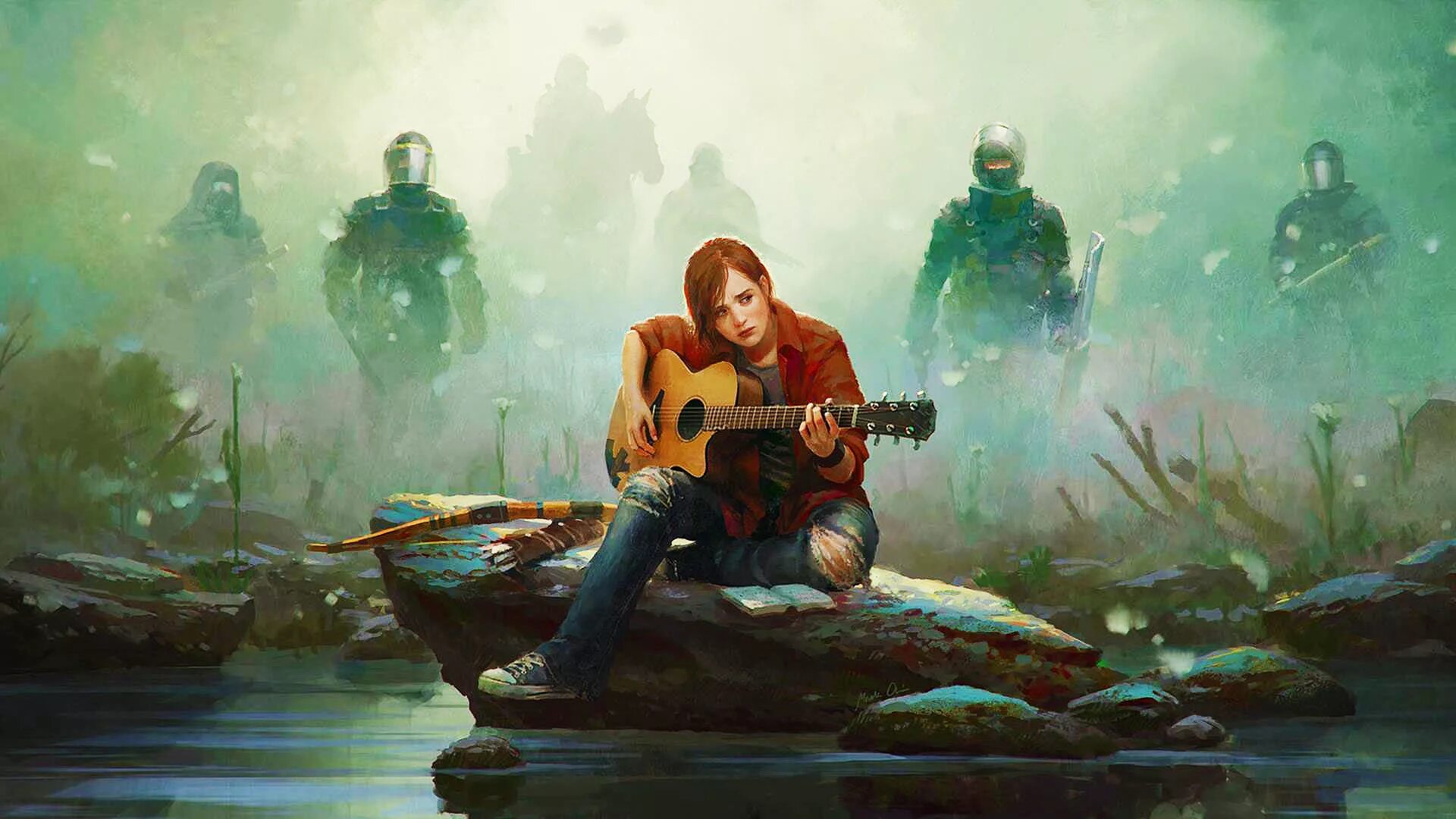 The last of us 2 Элли арт с гитарой. The last day moby перевод песни