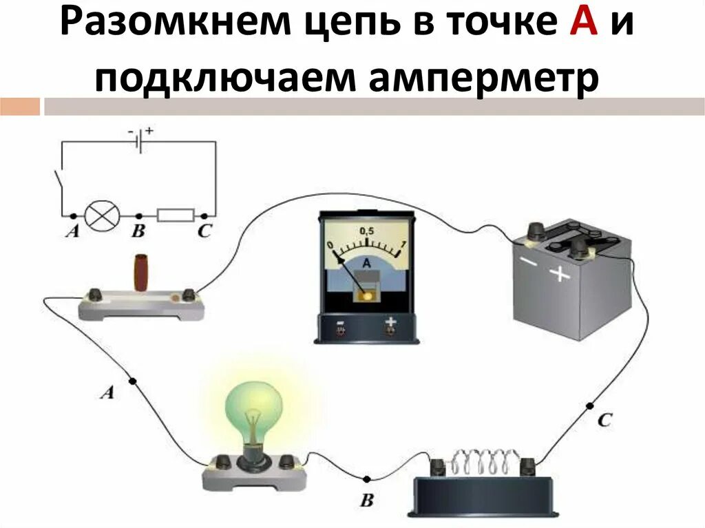 Как подключается амперметр в электрическую цепь. Схема подключения стрелочного амперметра с шунтом. тип тока у амперметра. измерение амперметром. амперметр для чего.