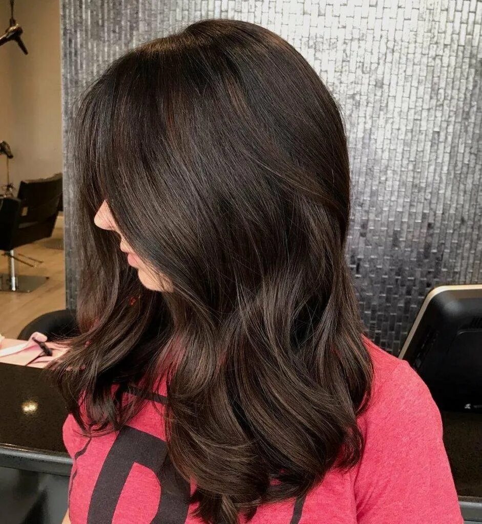 тонировка волос на темные волосы. тонирование темных волос. шоколад редкен. шоколадный цвет волос. тонировка темным цветом.