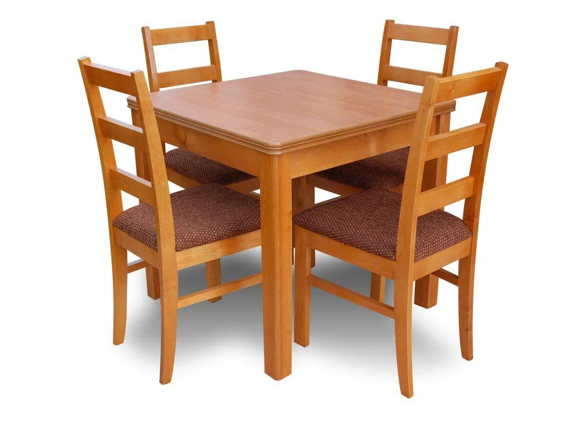 Четверо стульев. Столы и стулья. Кухонный стол и стулья. Стул со столиком. Деревянный стол со стульями.