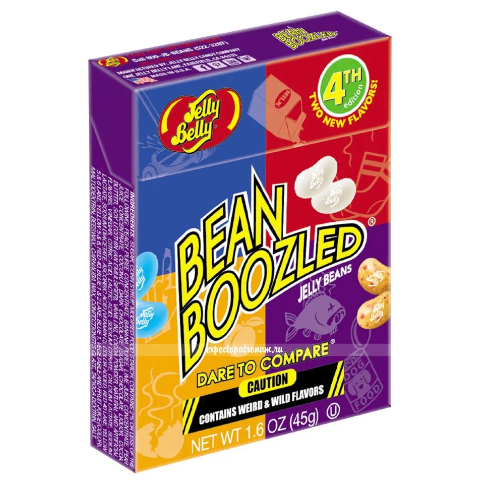 Bean boozled вкусы. Бобы Бин Бузлд. Конфеты Jelly Bean Boozled. Драже Jelly belly Bean Boozled 45гр 5th. Бобы Джелли Белли Бин Бузлд.