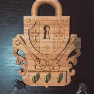 Ключница с замком