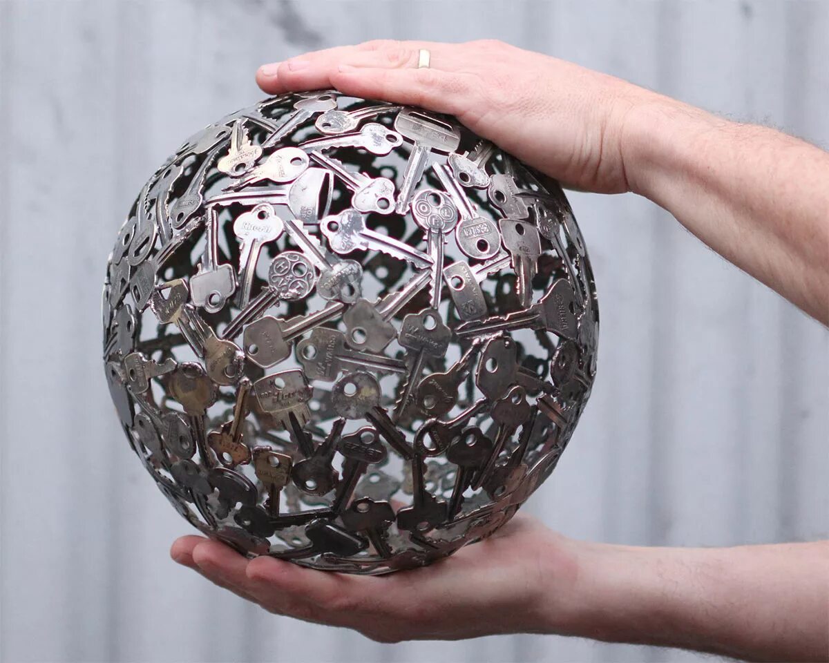 Сделать круглый шар. Необычные вещи. Шары из металла. Металлический шар. Необычные декоративные вещи.