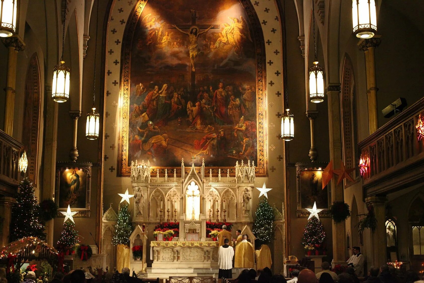 Рождество Христово (Christmas Day) — католицизм. Рождество в католической церкви. Рождество в храме.