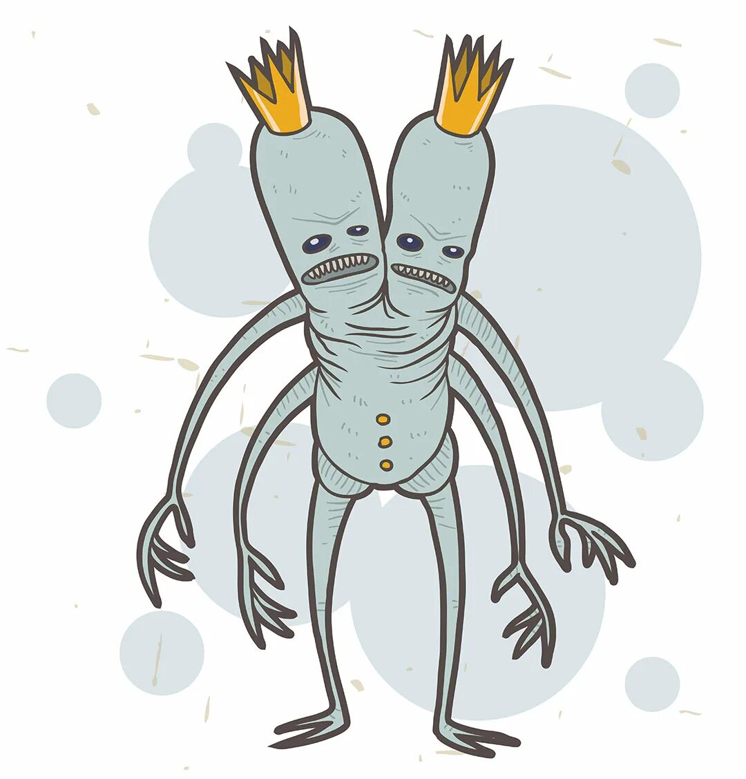 Двухголовый монстрик. Монстрик с двумя головами. Мультяшные монстры. Терри и терри перри. Терри перри.