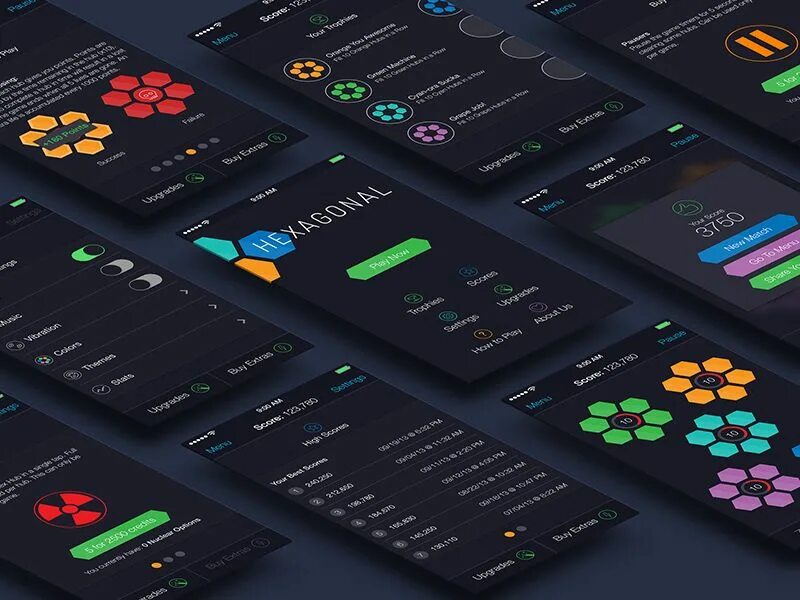 Dark interface