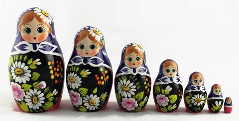Матрешки по цвету