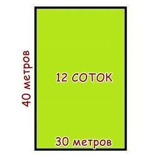 Длина 6 соток в метрах