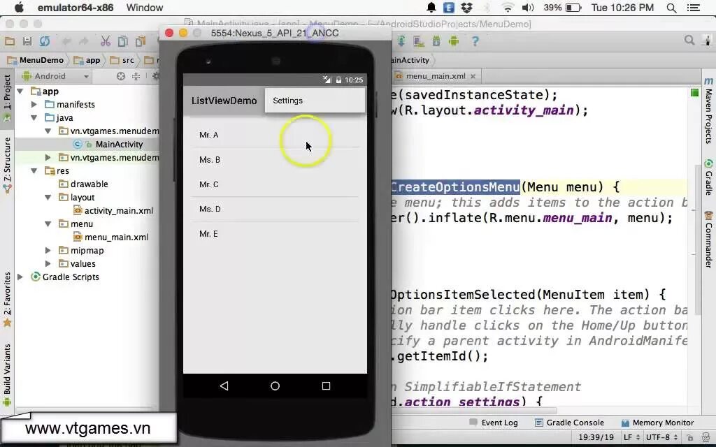 Android studio menu. Android Studio меню. Верхнее меню Android Studio. Options menu Android. Меню для приложения Android Studio.