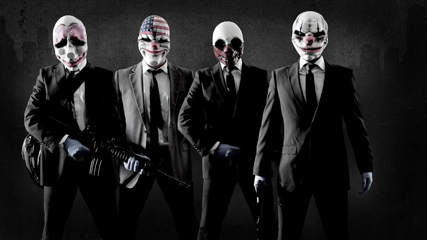 Payday 2. Хокстон payday 2. Грабители пейдей 2 в масках. Даллас пейдей 2.