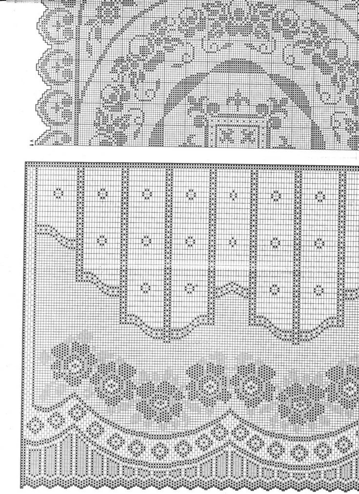 Шторы крючком схемы. Занавески крючком схемы. Вязание крючком занавески для кухни со схемами и описанием. Занавески крючком схемы. Филейное вязание шторы занавески схемы.