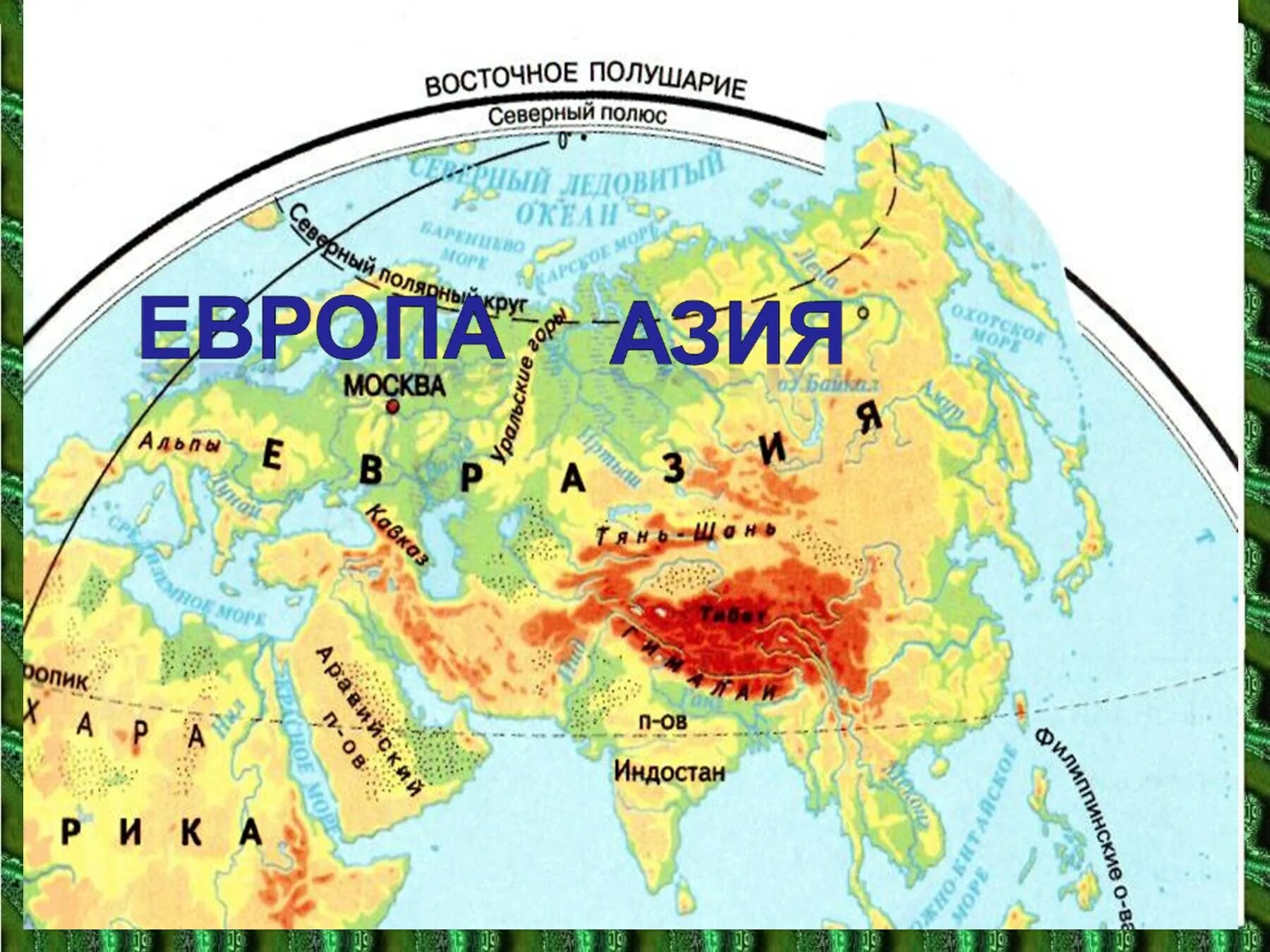 Самые высокие горы на материке евразия