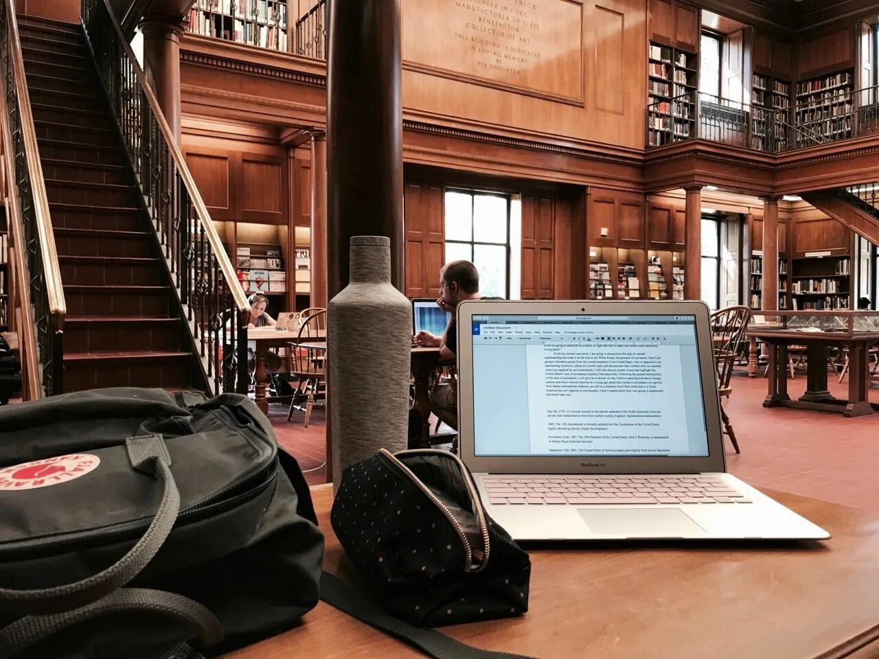 Put to library