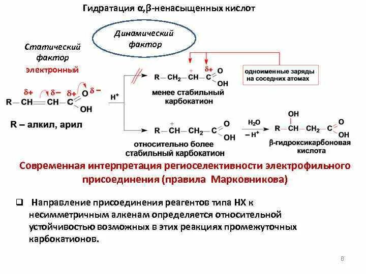 Динамические реакции. Правило марковникова статический и динамический подходы. статический и динамический фактор органическая химия. статические факторы протекания реакции. статические и динамические факторы в химии.