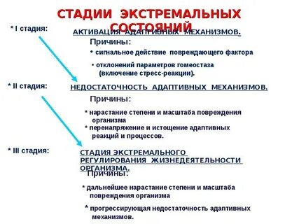 Стадии состояния
