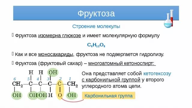 Углевод не подвергающийся гидролизу. Строение и структура фруктозы. Фруктоза строение молекулы. Структура формула фруктозы. Фруктоза строение линейное.