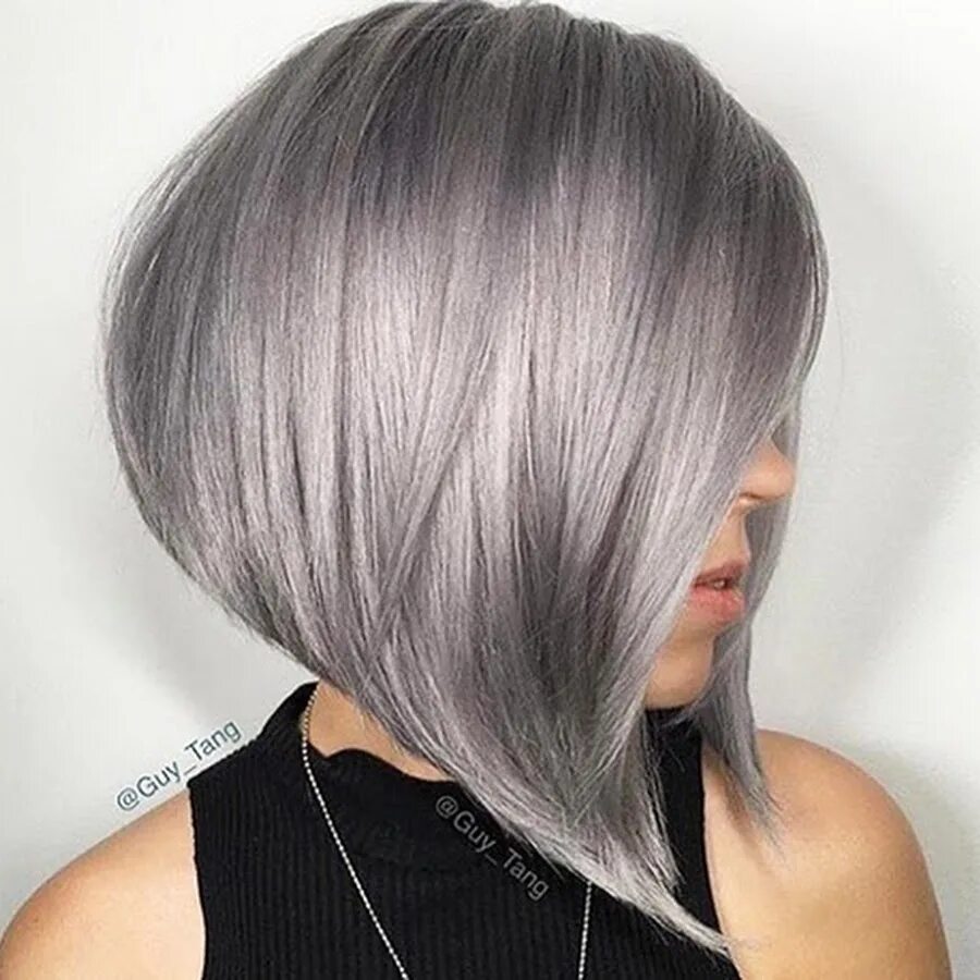 Серое каре. Пепельно серый цвет волос каре. Темно серые короткие волосы. Пепельный блонд каре. Пепельное омбре на короткие волосы.