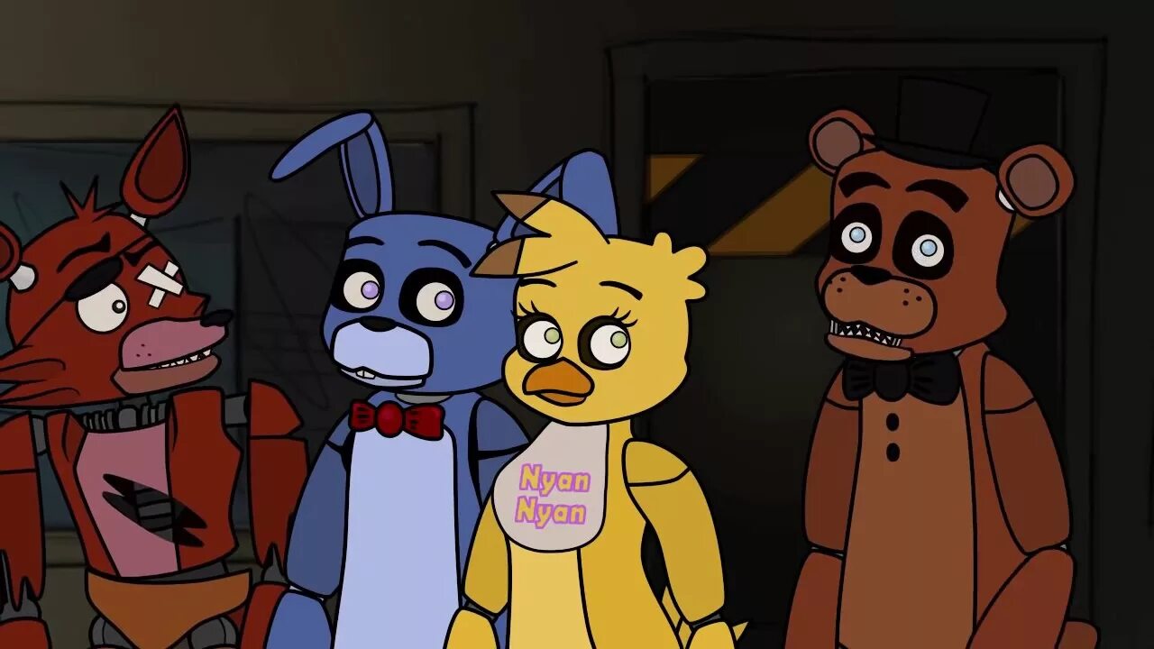 5 ночей с фредди мультик. Five nights at freddy’s 1 фредди фазбер. Фокси из мишки фредди. Про мишку фредди. 5 ночей с фредди фредди и охранник.