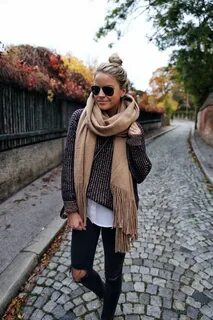 Модный женский образ осень