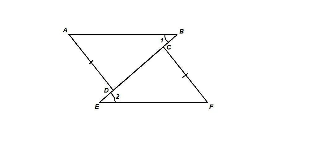 Треугольник авс доказать ав сд. Доказать АВ параллельно СД В двух треугольниках. Сумма углов треугольника АВ параллельно СД докажите. CF биссектриса доказать ab параллельно CF. На рисунке 38 треугольник ABD равен треугольнику ECF ad CF доказать ab EF.