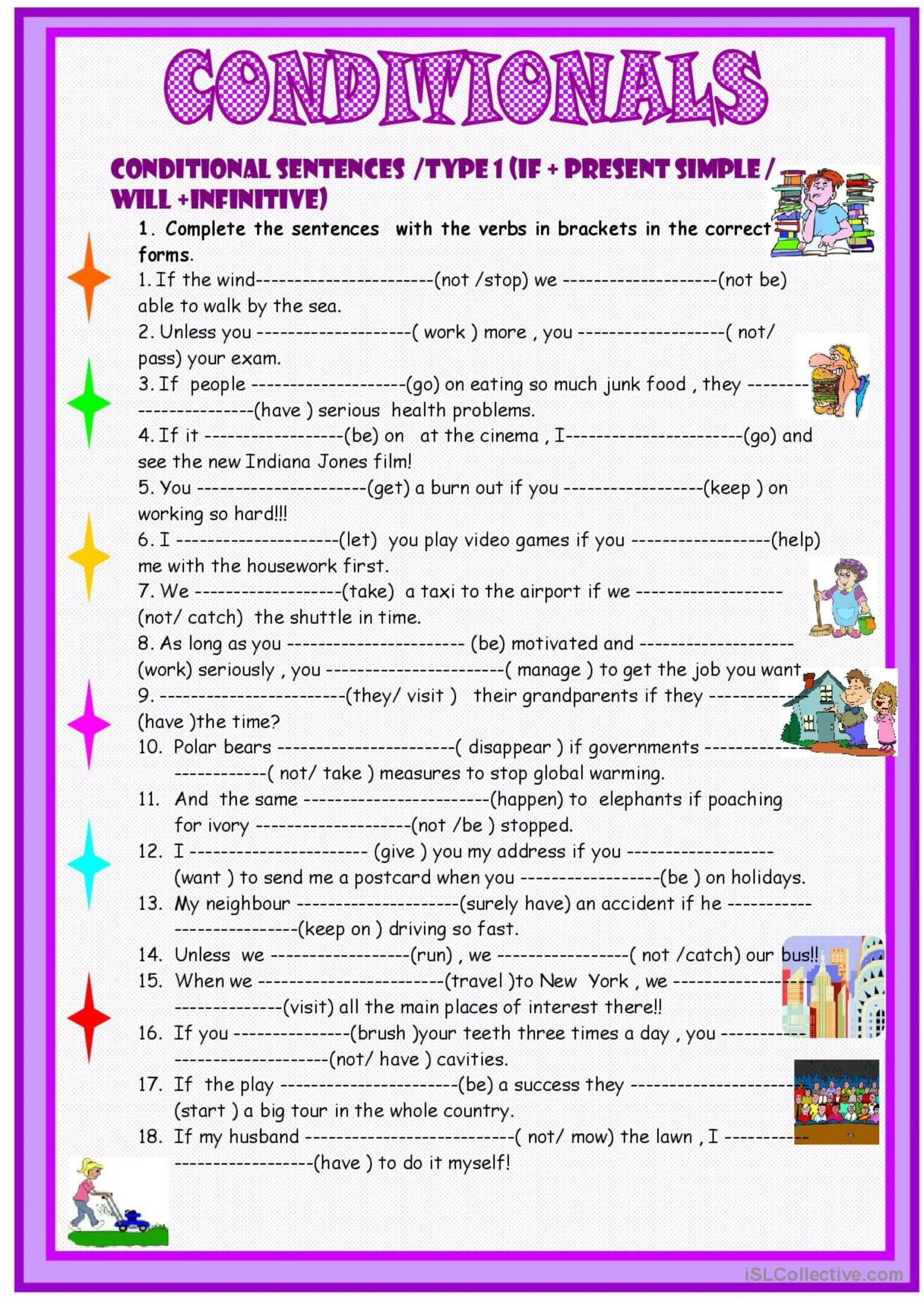 Unless sentences. Conditionals в английском Worksheets. Conditionals в английском упражнения Worksheets. First conditional Worksheets ответы. Conditionals 0,1 в английском Worksheets exercises.