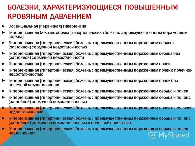 Преимущественное поражение сердца без застойной сердечной