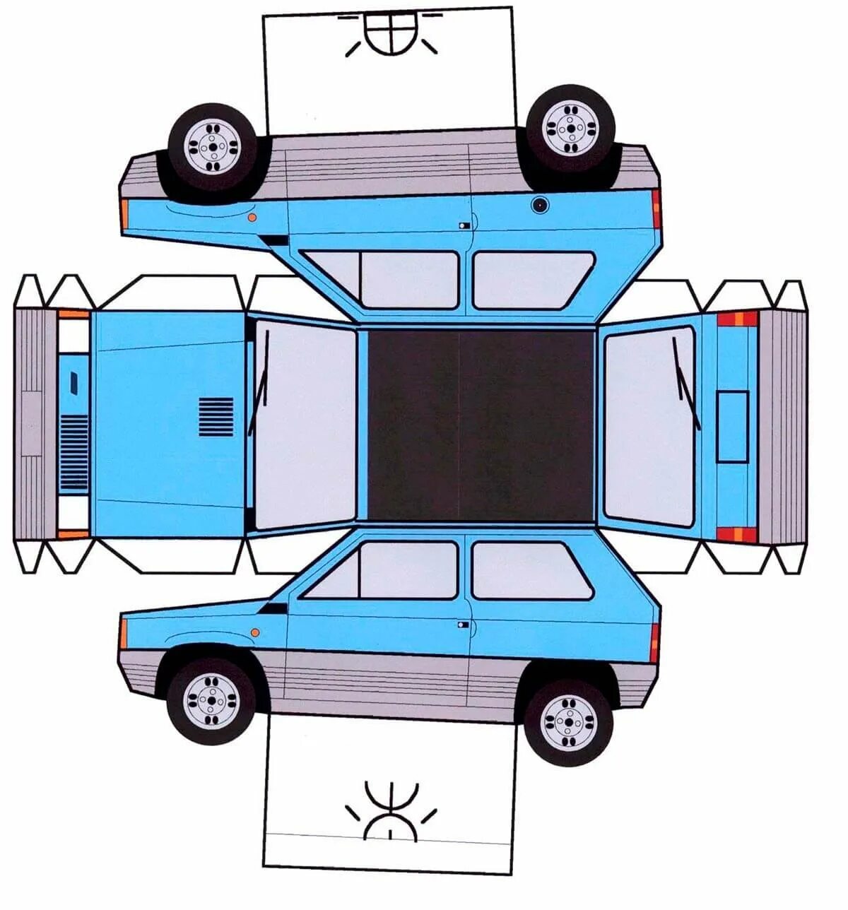 Paper car templates