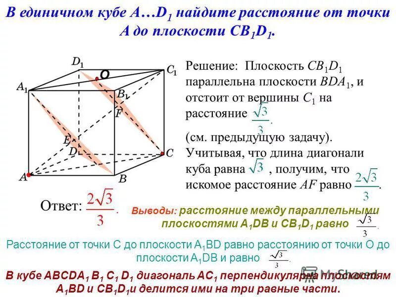 прямоугольный параллелепипед в системе координат. в единичном кубе a d1. стереометрия 10 класс задачи. принадлежат ли точки одной плоскости. даны точки а б с д.