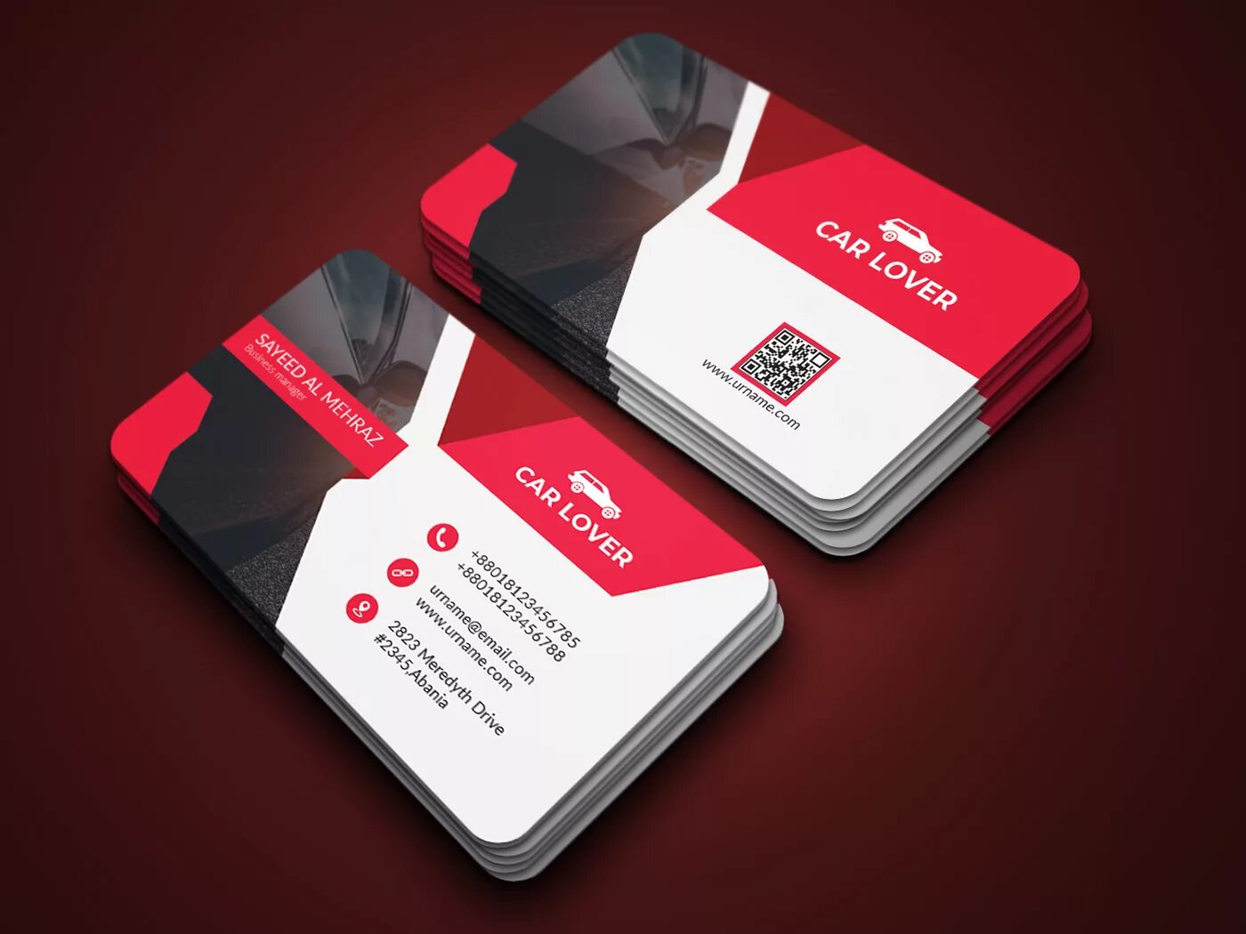 Personal card. Business Card. Кейс для визитных карточек. Business Card Design.