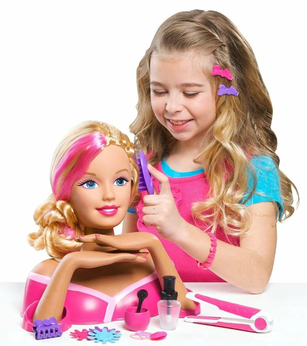 Барби играет в куклы. Популярные куклы для девочек. Голова куклы для причесок. Кукла голова для причесок и макияжа для детей. Куклы для девочек 6 лет.