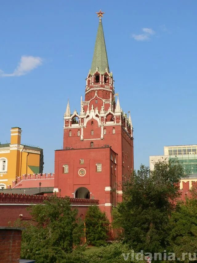 Достопримечательности московского кремля башни