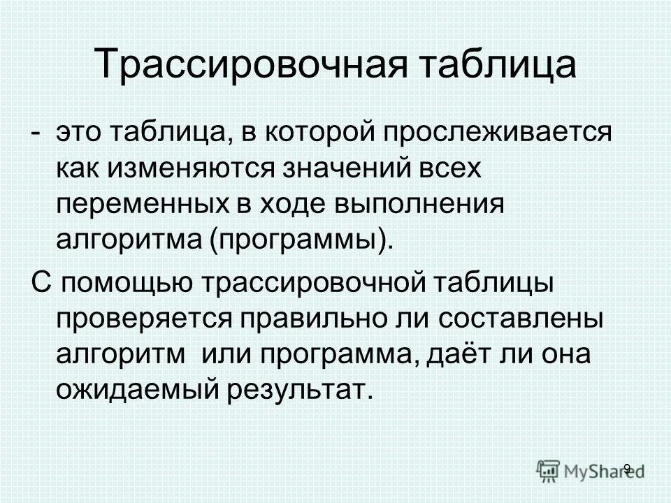 Значение меняются в процессе исполнения алгоритма. Значение меняются в процессе исполнения алгоритма