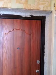Сделать откосы входной двери из панели