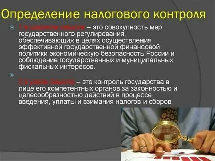 Субъектами налогового контроля являются