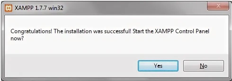 Was started successfully