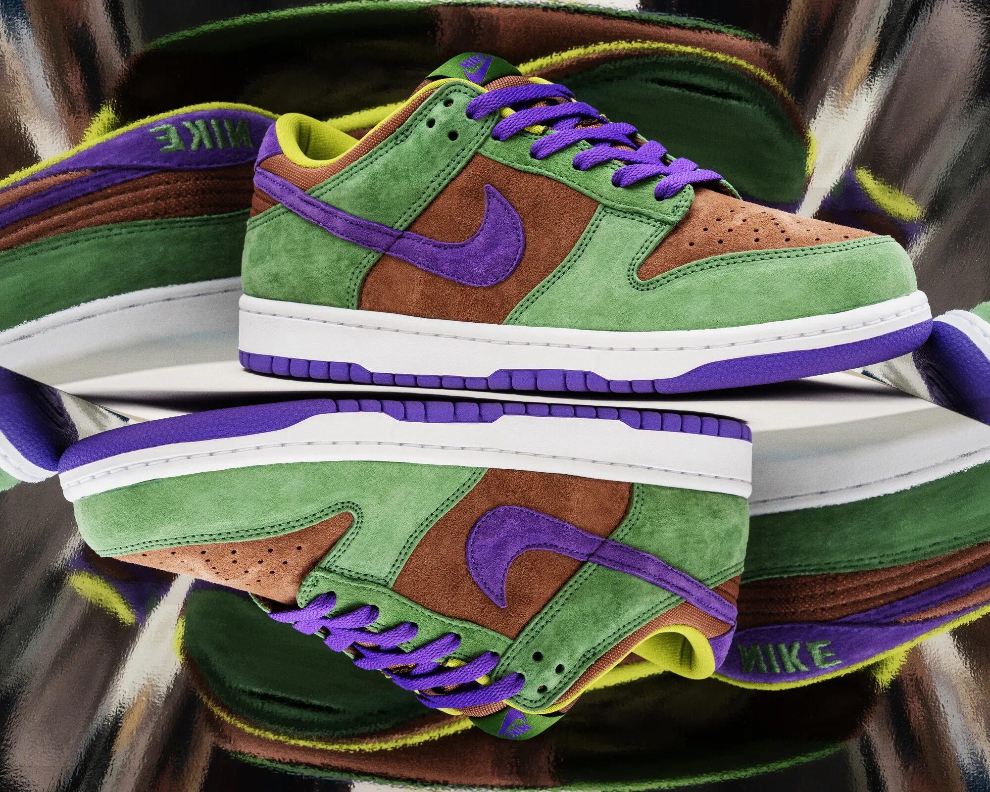 Как завязывать найки данки. Nike Dunk Low SP Veneer. Nike Dunk Low Lila. Nike Dunk Low SP Green. Nike Dunk Low разноцветные.