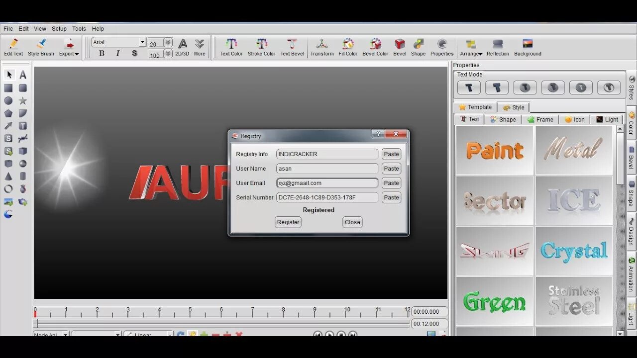 Aurora 3d max. Aurora 3d. aurora 3d animation. aurora 3d animation maker. animator maker.