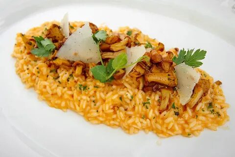 Ризотто с лисичками
