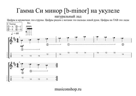 Гамма си минор