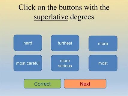 Degrees of comparison put the