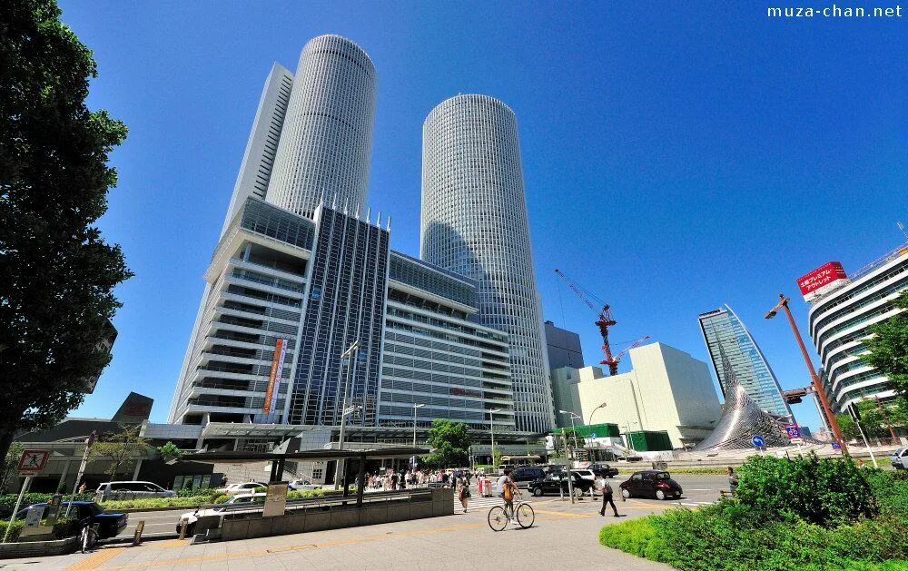 Jr central. Башенный комплекс central towers нагойя. нагоя япония. самый высокий отель. нагоя, айти.